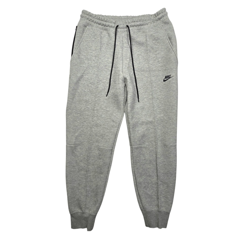 Nike Tech Fleece Joggers Mens Large Grey Tapered Sweatpants